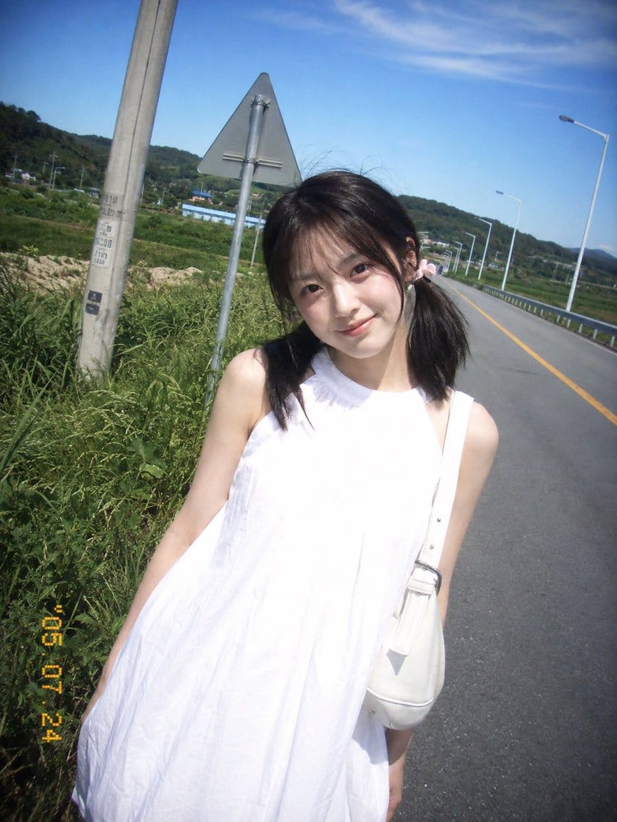 复古 CCD 卡片机风格·夏日乡间公路偶像旅拍