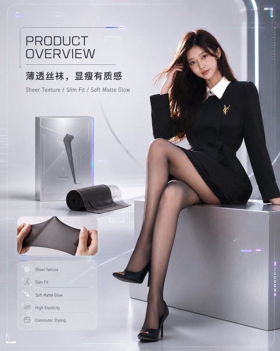 未来感电商产品概览海报设计