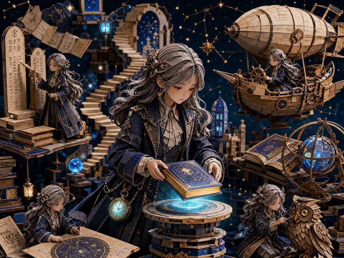 纸艺风格转换与立体纸雕