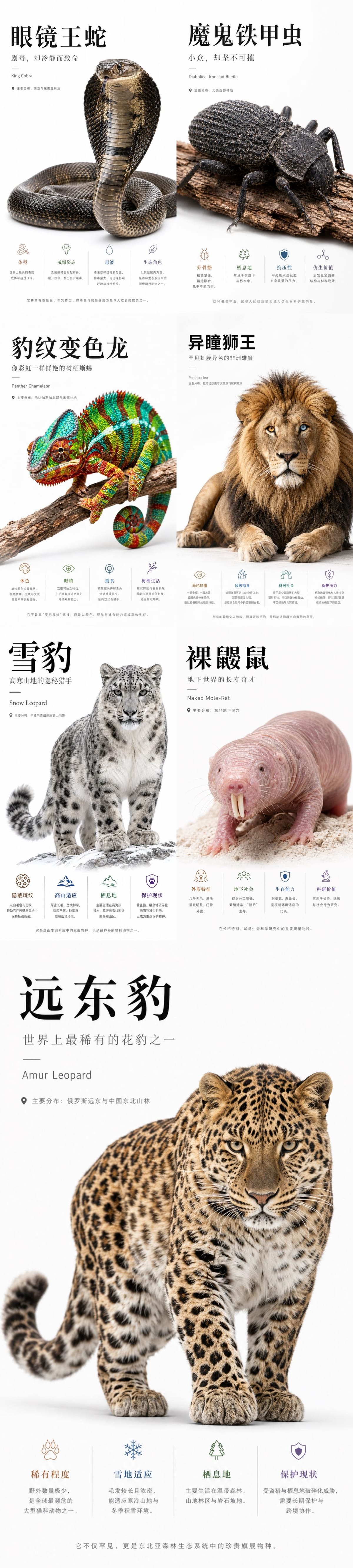 自然科普海报